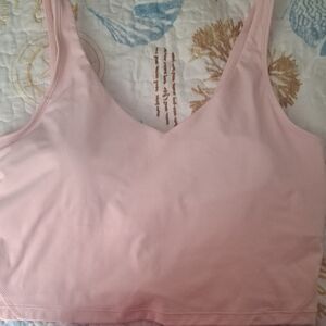 Women's Light Pink Sports Bra
